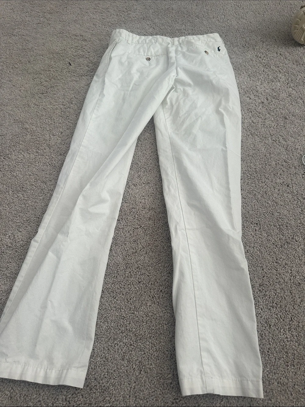Polo by Ralph Lauren White Cotton Chinos
